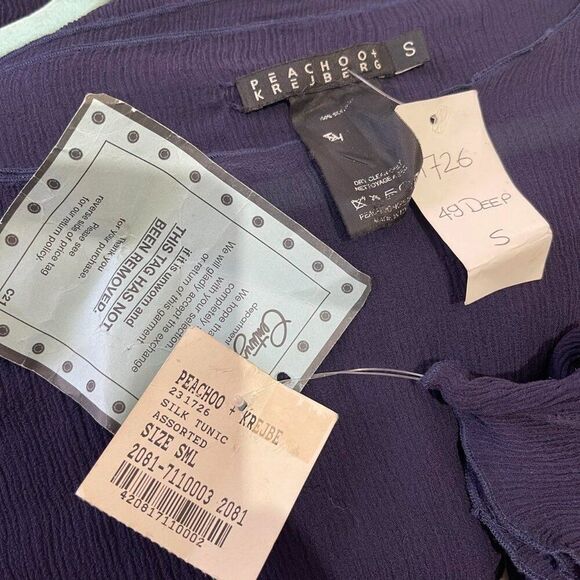 PEACHOO + KREJBERG silk blouse tunic - Picture 8 of 8